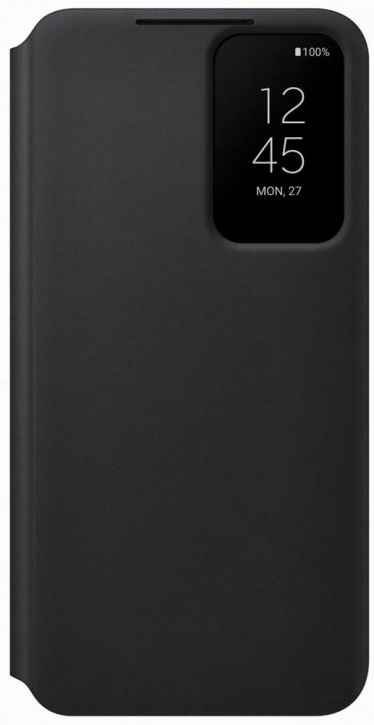 Купить Оригинальный чехол Smart Clear View Cover Galaxy S22 черный в ...