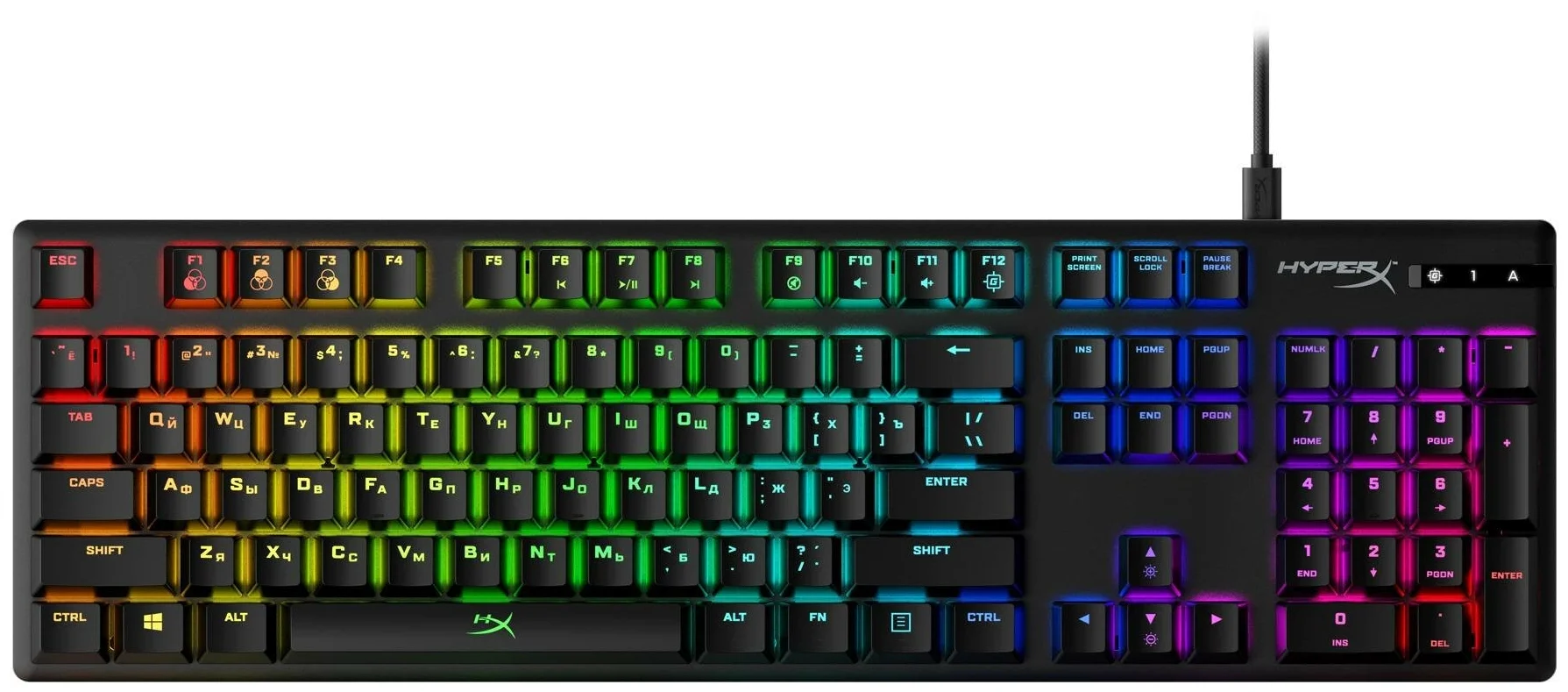 Купить Игровая клавиатура HyperX Alloy Origins (Красные свитчи) в ...